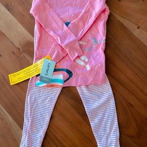 Set of girls pink pajamas (Glows in the dark)